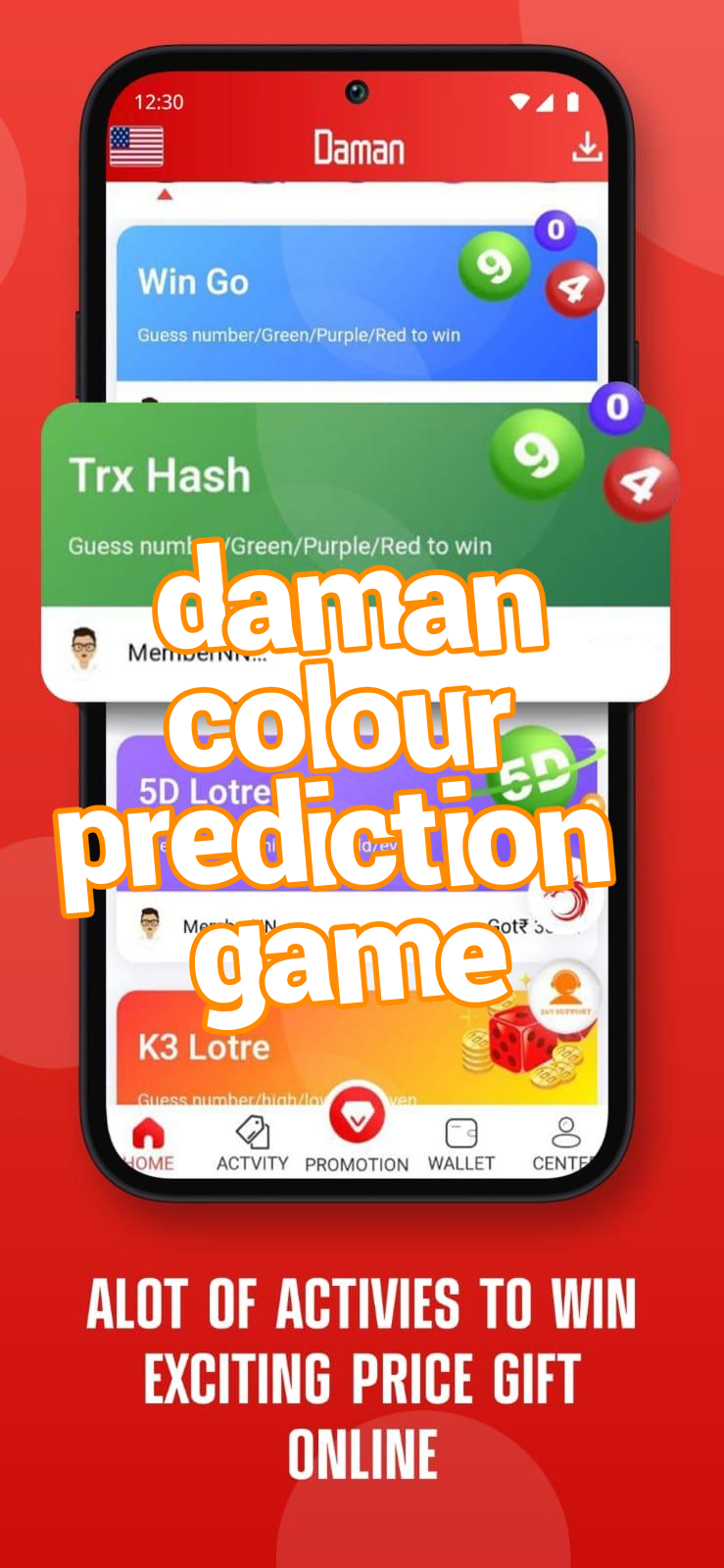 daman colour prediction game Screenshots